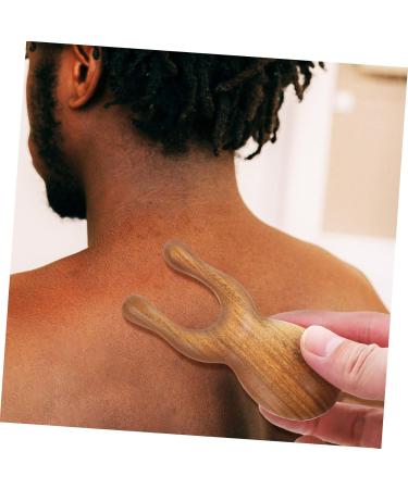 Hoement Green Sandalwood Comb - Portable Wear-Resistant Facial Massage Device | Household Massage Accessories for Ultimate Relaxation - Buy Online on GoSupps.com