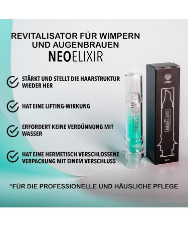  LOVELY LOVELY NEO ELIXIR 5.5 ml Eyelash and Eyebrow Serum - for Long-Lasting Volume Strong and Shiny Lashes - for Daily Home Care Protects against UV Rays - Buy Online on GoSupps.com