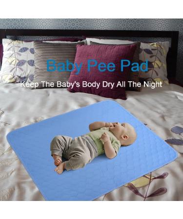 2PCS Reusable Underpads Large 34 x 36 - Cooling Waterproof Bed Pads for Incontinence - Washable & Absorbent for Adults, Kids, Dogs - Buy Online on GoSupps.com