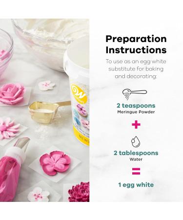 Wilton 702-6020 Meringue Powder Egg White Substitute 4 oz. - Buy Online on GoSupps.com