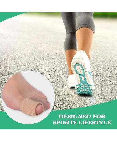 Jinlingnb 2-Piece Reusable Bale Toe Correctors for Men & Women | Gel Toe Spacers & Hammer Sleeve Tube for Hallux Valgus & Hammer Toe Relief - Buy Online on GoSupps.com