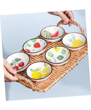Milisten 3pcs Mini Dip Plates Small Compartment Plates Ice Cream Bowl Mustard Bowl Cereal Bowl Lotus Crystal Candle Holder Mini Serving Dish Kitchen Bowls Soup Ceramics Vintage Small Plate - Buy Online on GoSupps.com
