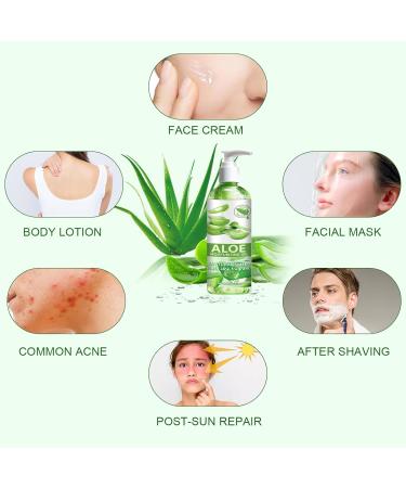 Aloe Vera Gel 250ml Aloe Vera Gel for Face Aloe Vera Gel Moisturizing Face Hair Aloe Vera Gel for Face Vera for Dry Skin  - Buy Online on GoSupps.com