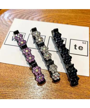 GULELAYAR Sparkling Crystal Hair Clips | Fabric Hair Bands | Duckbill Clip | Flower & Rhinestone Hair Accessories for Women - Buy Online on GoSupps.com