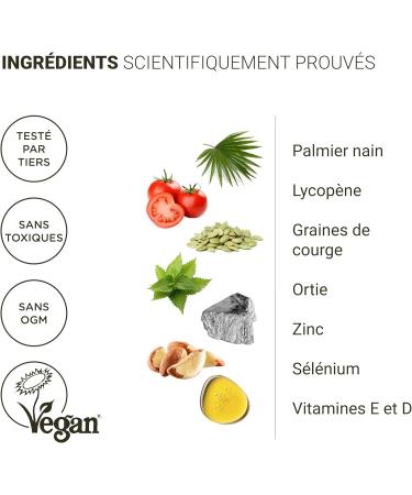 Nullure Formule Prostate et Confort Urinaire | Saw Palmetto + Pepin de Courge + Lycop ne + Ortie | Test par tiers en Allemagne | Sans additifs & Vegan | 120 g lules (2 mois) | Fabriqu Barcelone - Buy Online on GoSupps.com