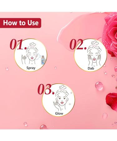Good Vibes Rose Glow Toner - 120ml | Nourishing & Revitalizing for All Skin Types | Oil Control & Clogged Pores | Cruelty-Free International Shipping - Buy Online on GoSupps.com