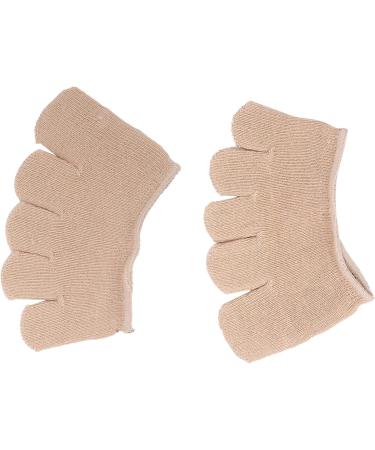 Toe Compression Socks for Foot Pain Relief - Breathable Heelless Toe Separating Socks | Sweat-Absorbent Forefoot Pads - Buy Online on GoSupps.com