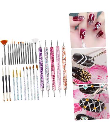 1 Set Nail Art Brush Set Nail Painting Nail Brush Pen Nail Liner Pen Nail Gel Polish Detailing Brush Kit Wear-resistant Nail Pens Extend 3d Wood - Buy Online on GoSupps.com