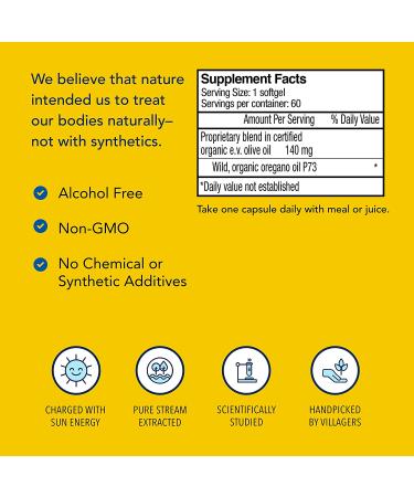 North American Herb & Spice Oreganol P73 - 60 Vegan Softgels | Immune Support | Non-GMO & 285% More Potent - Buy Online on GoSupps.com