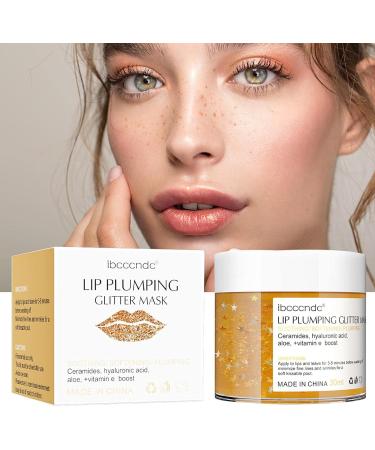 Gruwkue Glitter Oil For Lip - Natural Lip Plumping Gloss For Shimmer Plump Lips Portable Lip Enhancer Hydrating And Reduce Fine Lines Enhance Lips Elasticity Yellow - Buy Online on GoSupps.com