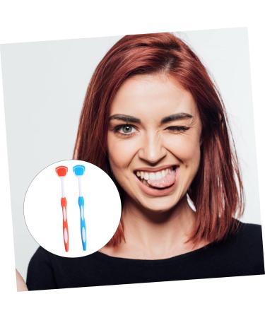 Healeved Tongue Cleaning Brush - 6 STK Metal Tongue Cleaner for Adults | Effective Oral Care Tools for Fresh Breath | Durable Nanoplastic Design | 19.5x3x0.6cm - Buy Online on GoSupps.com