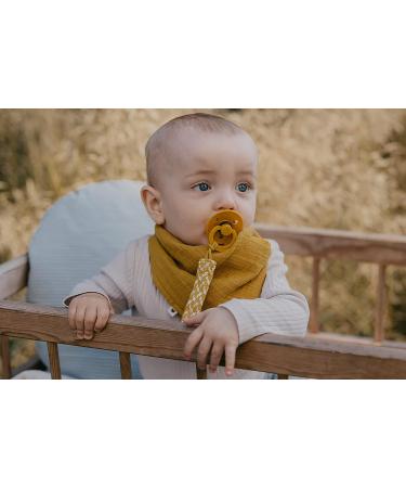 BIBS Paci Braid - Organic Cotton Danish Design - Petrol/Baby Blue - OneSize (0-36 Months) - Buy Online on GoSupps.com