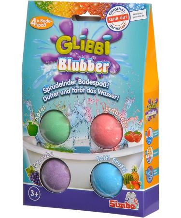 Simba 105953408 Glibbi Blubber Swimming Bombs - Fun Bath Tub Toys for Kids Colorful Bubbles & Scents Ages 3+ - International Shipping Available - Buy Online on GoSupps.com