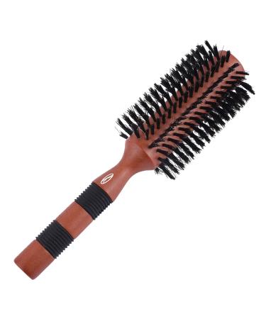 Fine Lines - Radial Bristle Brush Large | Boar and Nylon Bristle Hair Brush | Soft Bristle Hair Brush for Afro Wet or Curly Hair | Bristle Hair Brushes for Women and Men
