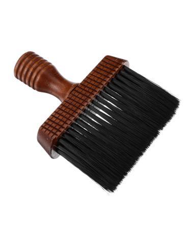 DOITOOL Hair Brush Duster Hairdressing Brush Hair Cutting Brush Neck Cleaning Brush Broken Hair Remove Comb Hair Cleaner Brush Styling Cleaning Brush Barber Supplies Wood
