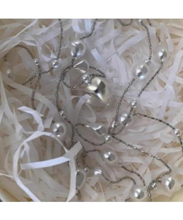 OralGos Fashion Double Strand Necklace - Charm Sweater Chain for Parties & Weddings - Long Plastic Necklace - Buy Online on GoSupps.com