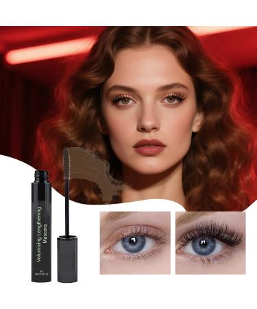 Waterproof Mascara - Volumizing and Lengthening Formula for Girls and Women | Smoothing Care Natural Eye Makeup Booster Longer and Smudge-Proof - Buy Online on GoSupps.com