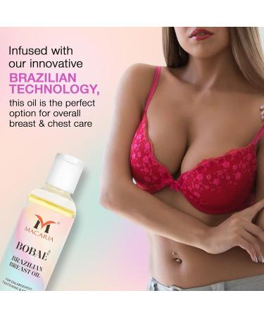 MACARIA Bobae Brazilian breast enlargement Oil for quick growth Bust Boobs Enlargement Tightening Shape & Size up Toning Oil Quick Growth Lifting & Firming Breast Enhancement Gel - Buy Online on GoSupps.com