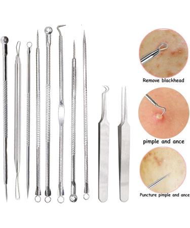 Acne Needle Pimple Blackhead Remover Tool Needles for Squeezing Tools Spoon for Face Cleaning Comedone Extractor Pore Cleaner (Color : Style 4) - Buy Online on GoSupps.com