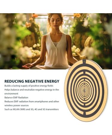 Zunate Polarization Energy Disc 3 | Reduce Negative Energy & EMF Radiation | Portable Meditation Tool | Boost Vitality - Buy Online on GoSupps.com