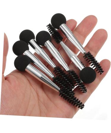 Angoily 6pcs Double Ended Eyebrow Brush Sponge Eyeshadow Eye Shadow Brush Makeup Brush Miss Make up Tool 7.6x1.4cm As Shown - Buy Online on GoSupps.com