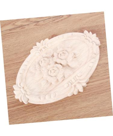 1pc Door Bed Applique Carving Delicate Style Wood Decorative Furniture Landscape European Lifelike - Buy Online on GoSupps.com