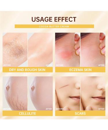 Cocoa Butter Cream for Body & Face Skin Nourishing Deep Moisturising Body Cream Cocoa Butter Moisturiser for Dry Sensitive Skin 100g - Buy Online on GoSupps.com