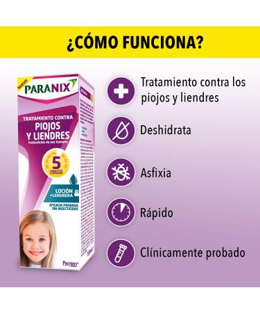 Paranix Locion 100ml + Lendrera - Effective Head Lice Treatment | Fast International Shipping - Buy Online on GoSupps.com