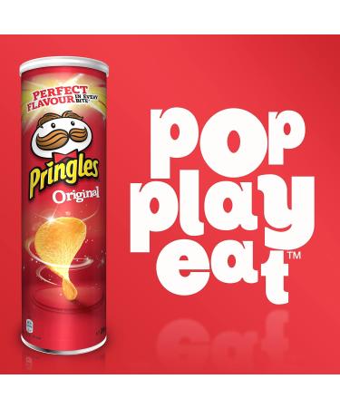 Pringles Original Vegan Chips | 6-Pack Party Size (6 x 200g) - Perfect Snack for Any Occasion - Buy Online on GoSupps.com