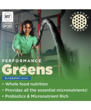 Gnarly Nutrition Performance Greens Blueberry A ai (11.64 oz) and Gnarly Whey Grass-Fed Protein Supplement Chocolate (32.0oz) - Buy Online on GoSupps.com