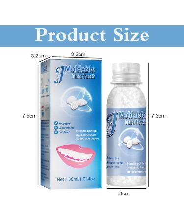 Tooth Repair Granulate & Temporary Dental Kits | Provisional Dentures & Instant Veneers - Fix Missing Teeth Easily! - Buy Online on GoSupps.com