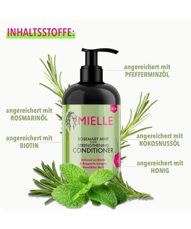 P-Beauty Rosemary Mint Fortifying Conditioner with Biotin 2 x 355ml Fortifying Conditioner for Hair Growth and Split Ends Repairs and Nourishes Hair - Buy Online on GoSupps.com