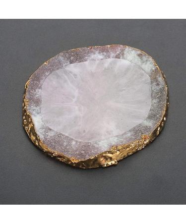 TMISHION Manicure Painted Palette Nail Art Palette Resin Nail Art Palette Color Drawing Color Dish Golden Manicure Nail DIY Tool for Applying Nail Polish04 - Buy Online on GoSupps.com