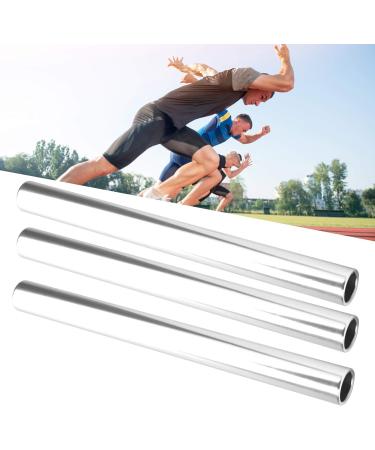 VGEBY 3pcs Aluminium Alloy Relay Baton for Track and Field Running Races - Silver - Buy Online on GoSupps.com