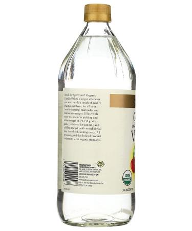 Spectrum Naturals Organic White Distilled Vinegar 32 Oz - Buy Now for Pure, Organic Flavor! - Buy Online on GoSupps.com