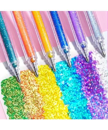 Strengthfully Glitter Gel Pen Set 1.0 Mm Strengthfully Gel Pen Markers Set Glitter Gel Pens for Adult Coloring Book with Case Multicolor Glitter Gel Pens for Writing 12pc - Buy Online on GoSupps.com