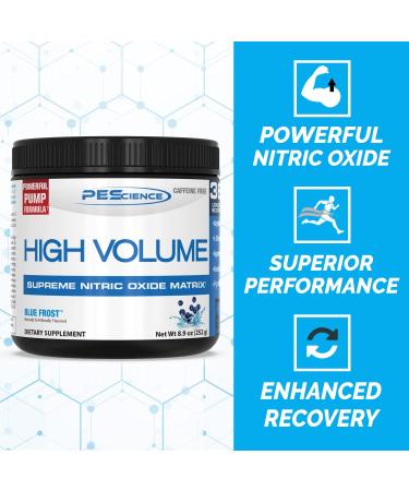 Buy PEScience High Volume Supreme Nitric Oxide Matrix - Blue Frost 8.9 oz | Boost Workout Performance - Buy Online on GoSupps.com