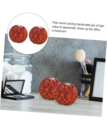 Beavorty 4-Piece Finger Massager & Acupressure Balls | Wooden Handicrafts for Foot Massage & Relaxation - Buy Online on GoSupps.com