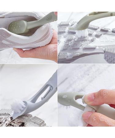 Home Shoes Brushes Double-end Shoes Brush Cleaner Cleaning Sneaker White Shoes Cleaner Kit Multifunction Household Cleaning Too Bathroom Tool Brush(Green) - Buy Online on GoSupps.com