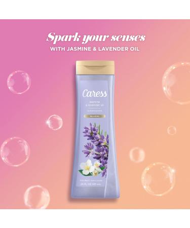 Caress Body Wash Relaxing Jasmine & Lavender 2-Pack Reset & Unwind with Soft Fragrant Skin 20 Oz Ea - Buy Online on GoSupps.com
