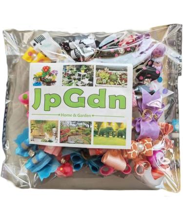 JpGdn 50Pairs/100Pcs Dog Hair Bows with Rubber Bands Cats Doggy Topknot Bow Ties Hair Grooming Accessories for Small Medium Long Hair Puppy Kitten 100pcs color random - Buy Online on GoSupps.com