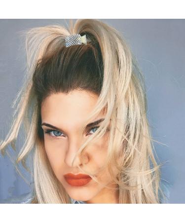 Doromy 3-Pack Rhinestone & Pearl Hair Clips for High Ponytail | Women's Hair Accessories for Thick & Thin Hair | Perfect Gift for Birthday/Christmas - Buy Online on GoSupps.com