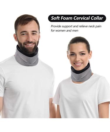 Soft Cervical Collar for Neck Pain Relief | Stabilizes & Aligns Vertebrae | Medium Size for Men & Women | Pack of 1 - Buy Online on GoSupps.com