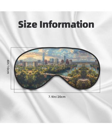 SSIMOO Soft Sleep Eye Mask | Breathable Black Eye Patch for Women | Perfect for Travel & Relaxation - Austin Texas - Buy Online on GoSupps.com