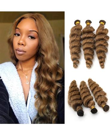 Brazilian Hair Weave Extensions - Real Human Hair Bundles 18/22/24 Inch Body Wave - Premium Quality (Braun 22BOL) - Buy Online on GoSupps.com