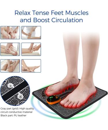 Shop Advanced Electric Foot Massager - EMS Device for Pain Relief Improved Circulation & 8 Modes - Buy Online on GoSupps.com