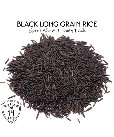 GERBS Wild Black Canadian Rice 2 LBS | Top Grade, Allergy-Free, High in Protein, Fiber & Antioxidants | Gluten, Peanut, Tree Nut Free | Resealable Bulk Bag | Freshly Harvested Wild Rice - 2 Pound Pack - Buy Online on GoSupps.com