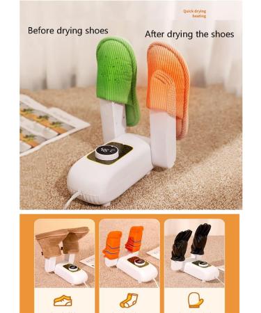 Electric Shoe Heat Dryer Folding Adjustable Purple Light Shoe Warmer Shoe Boot Dryer Footwear Dryers Machine Touch Switch 3 Gears Time Setting Quick Drying For Shoes-Timing Adjustable (Timing Adjusta - Buy Online on GoSupps.com