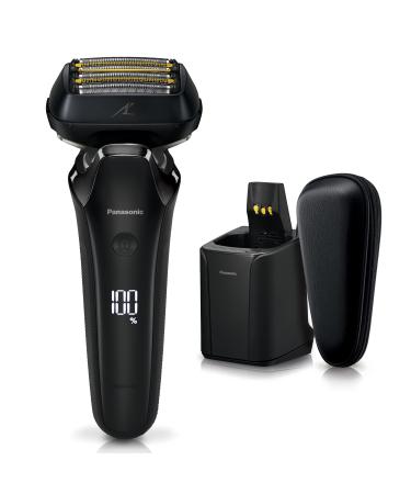 Panasonic ES-LS9N-K LAMDASH 6-Blades Shaver Fully Automatic Cleaning Charger with semi-Hard case Craft Black