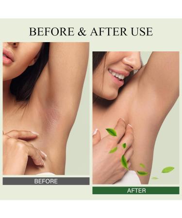 Gommage D toxifiant pour les Aisselles au Th Vert - Naturel avec Menthe et Arbre Th pour liminer les Odeurs 230g - Buy Online on GoSupps.com